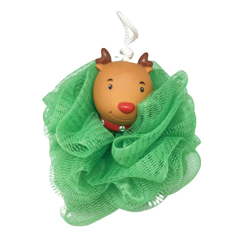 Wholesale Holiday Mesh Bath Sponge | Kids Bath Shower Gifts for holiday gifts and OEM wholesale orders