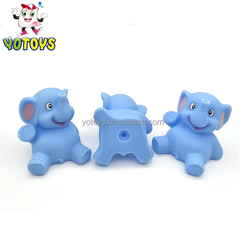 baby bathtub toy elephant water squirt bath toy set with soft plastic elephant bathtub water squirt figure for kids OEM wholesale bath toys