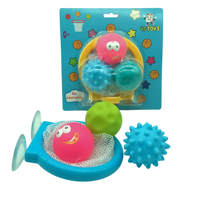basketball bath toy basketball game bathroom fun bath toy set with basketball game bath play pieces for kids OEM wholesale bath toys