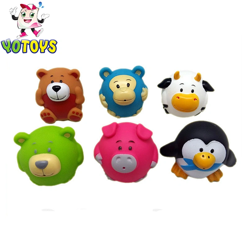bath squirter toys bear animal bath squirter set with bear and animal squirter bath toy figures for kids OEM wholesale bath toys
