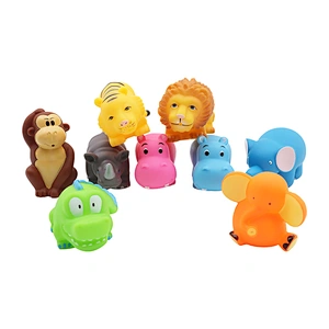 Custom Lion Animal Bath Toys | Soft PVC Animal Toys for babies toddlers and OEM wholesale bath toy orders
