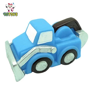 toddler educational toy Mini Vehicle Set OEM wholesale soft vinyl toy for babies toddlers and kids