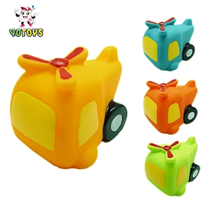 toddler educational toy Mini Vehicle Set OEM wholesale soft vinyl toy for babies toddlers and kids