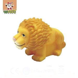 Wholesale Lion Animal Bath Toys | Soft PVC Animal Toys for babies toddlers and OEM wholesale bath toy orders