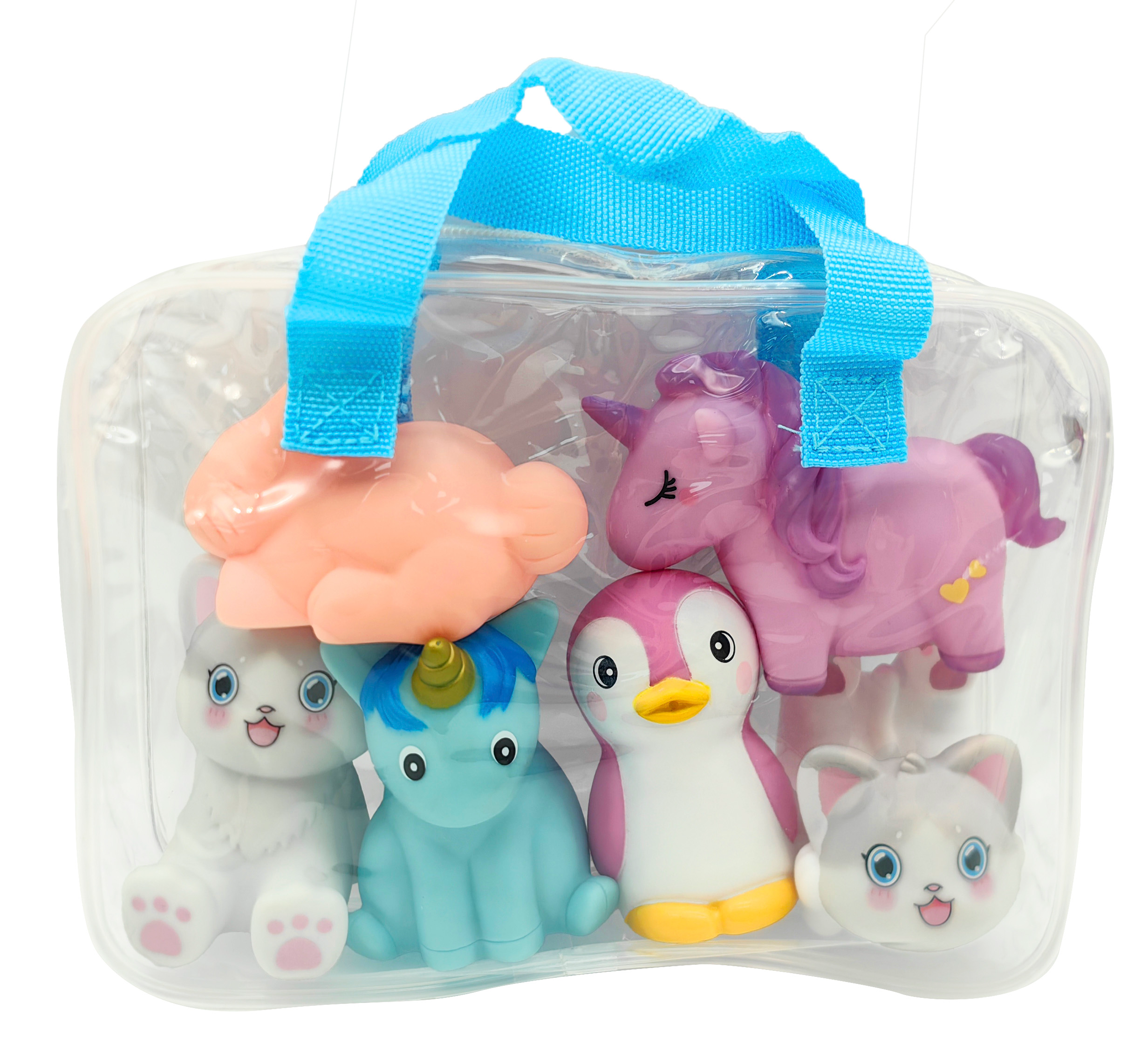Soft Vinyl Bath Toys Set Squirting Water Play Toys for Kids Wholesale OEM main image - soft vinyl bath toys OEM factory (YOTOYS)
