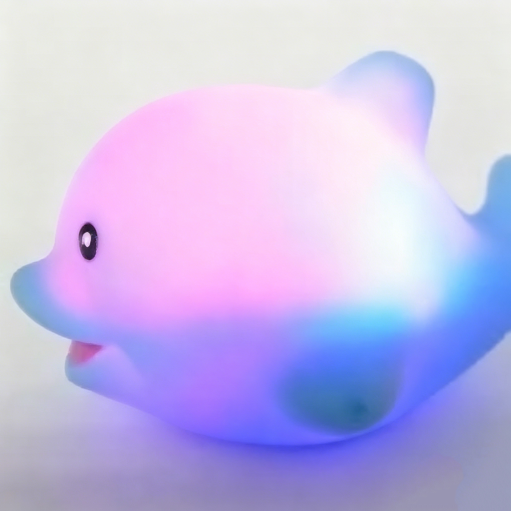 LED Bath Toys for 6 Month Old Flashing Dolphin Toy OEM wholesale baby bath toy manufacturer