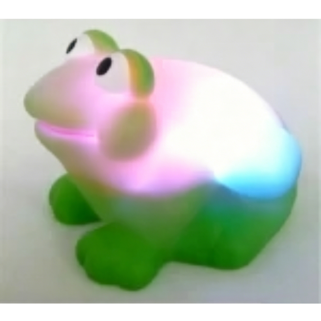 Green Light Up Bath Toys LED Flashing Baby Bath Toy OEM wholesale baby bath toy manufacturer