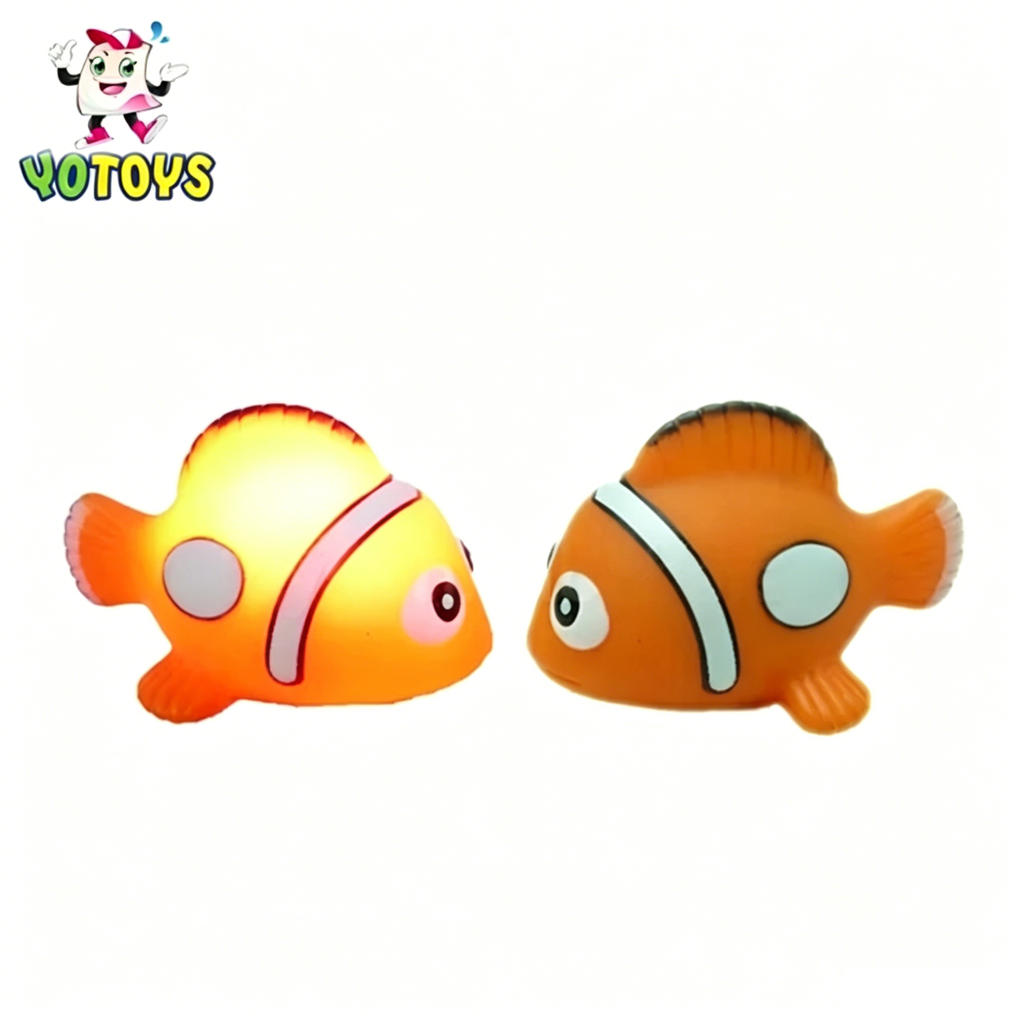 Waterproof Flashing LED Bath Toy Customized PVC Material OEM wholesale baby bath toy manufacturer