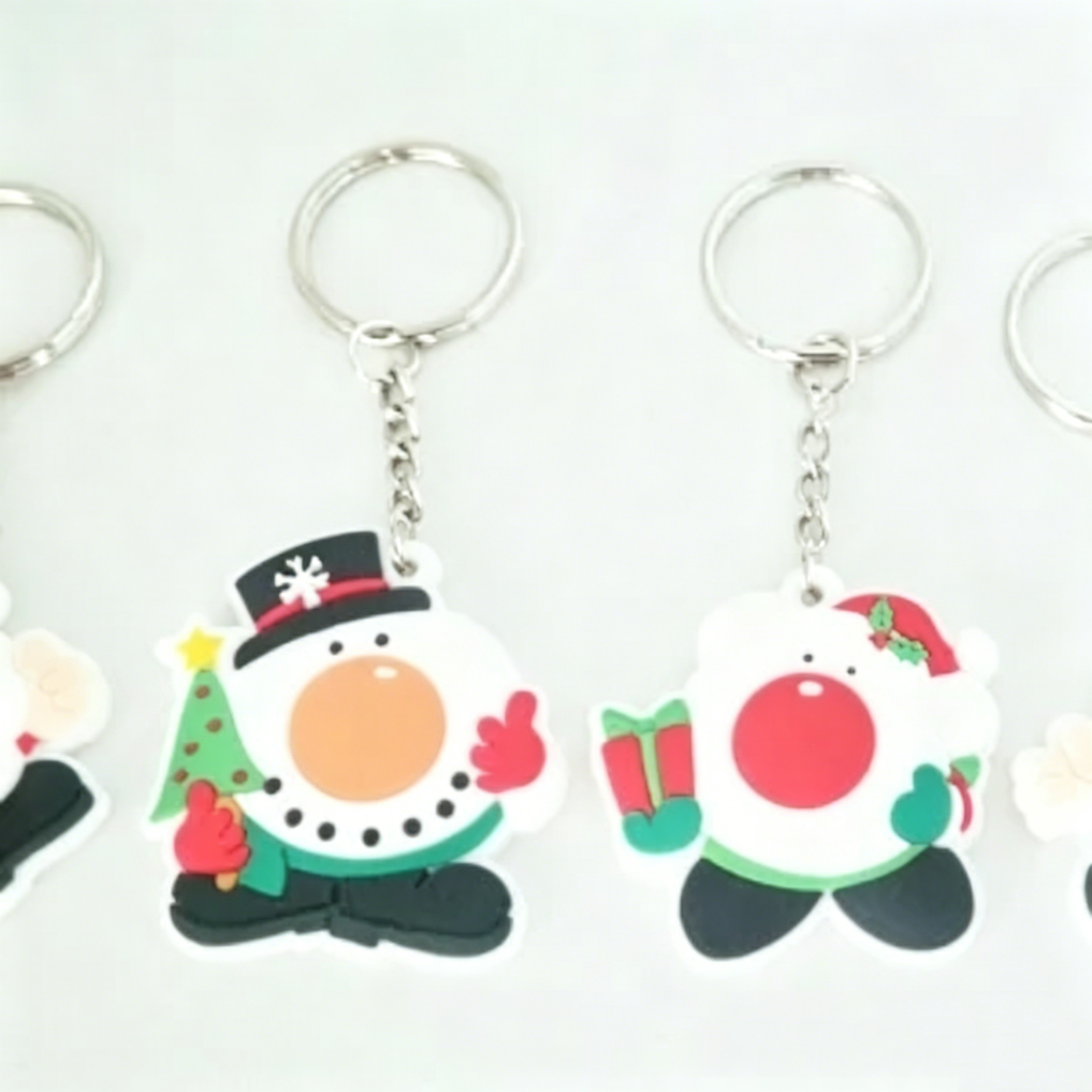 Customized Keychain Christmas Gift Key Chain for Promotion OEM wholesale custom PVC keychain manufacturer