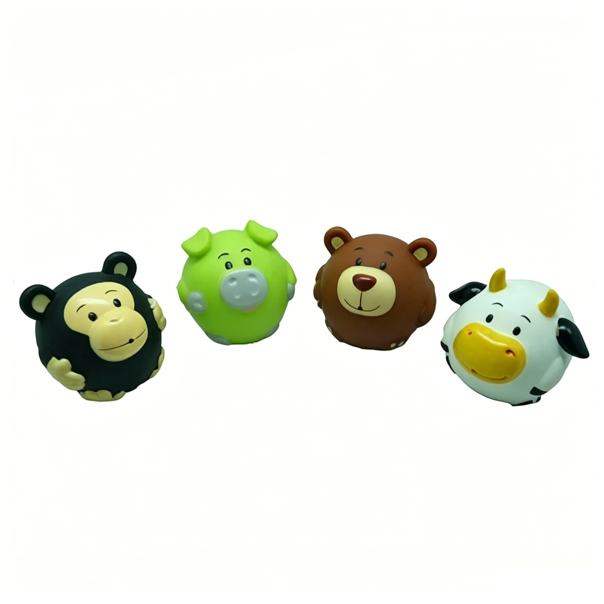Squirting Bath Toys for Toddlers Round Animal Set | OEM Wholesale OEM wholesale baby bath toy manufacturer