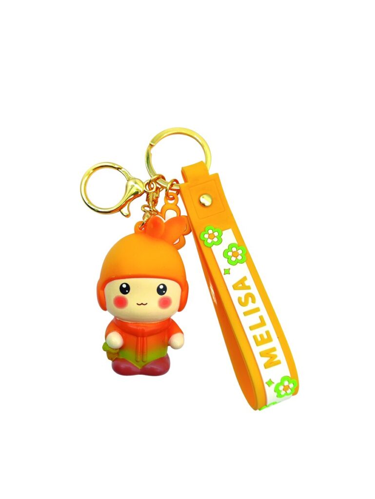 custom keychain bulk soft vinyl bag pendant wholesale OEM