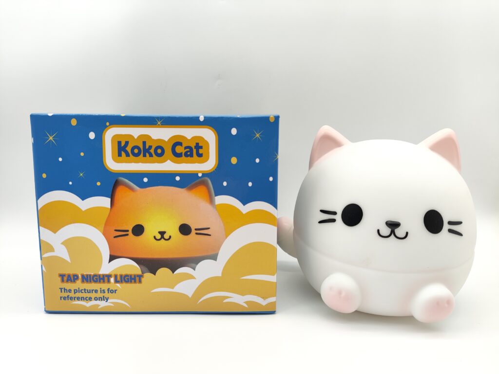 Soft Silicone Night Light Pink Ear Kids Night Light Wholesale OEM main image - soft silicone night light OEM factory (YOTOYS)