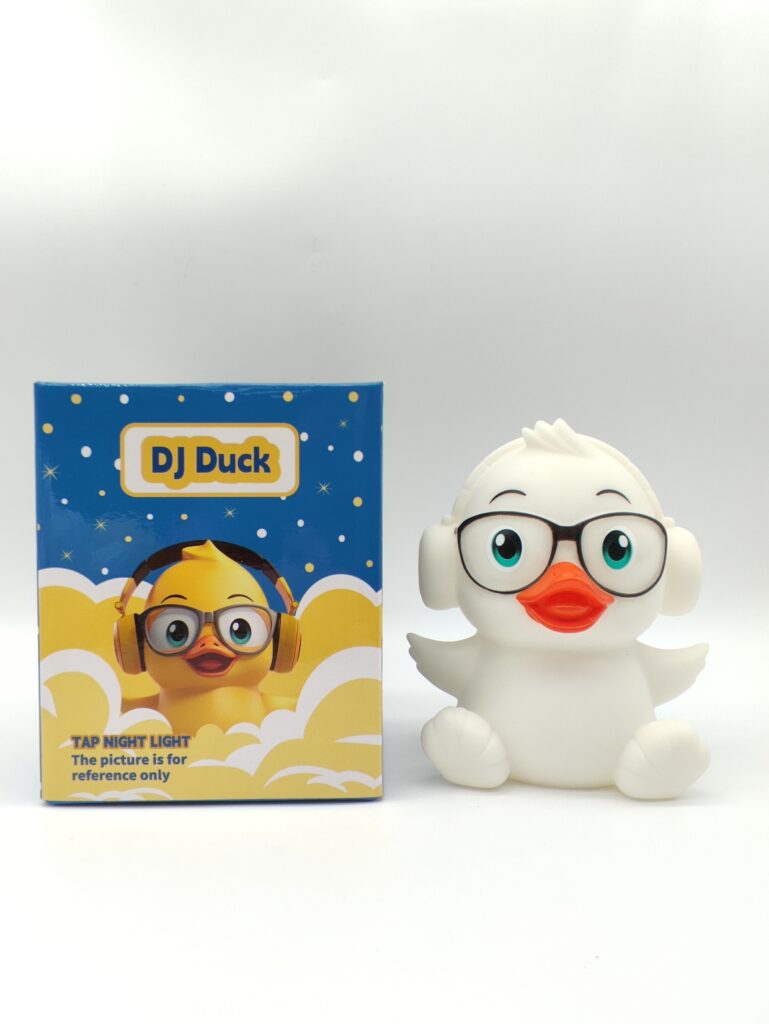 Color Changing Night Light White Duck Silicone Night Light Wholesale OEM main image - color changing night light OEM factory (YOTOYS)