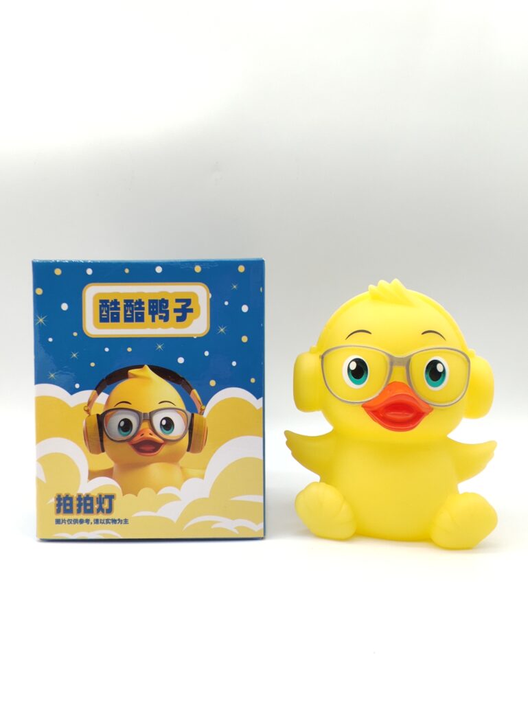 Night Light For Kids Yellow Duck Silicone Night Light Wholesale OEM main image - night light for kids OEM factory (YOTOYS)