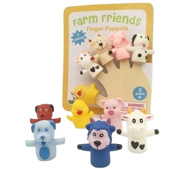 Animal Finger Puppets Set — Custom Vinyl Zoo Puppet Wholesale (OEM/ODM) main image - animal finger puppets OEM factory (YOTOYS)