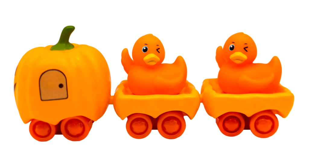 rubber duck train bath toy set rubber duck train bath toy - kids bathtub water play set main image - YOTOYS OEM factory