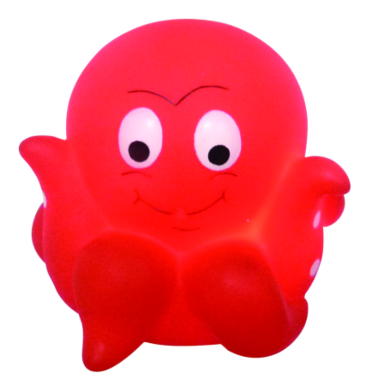 flashing bath toys for babies octopus shape LED water activated soft PVC - flashing bath toys for babies OEM factory Main Image (YOTOYS)
