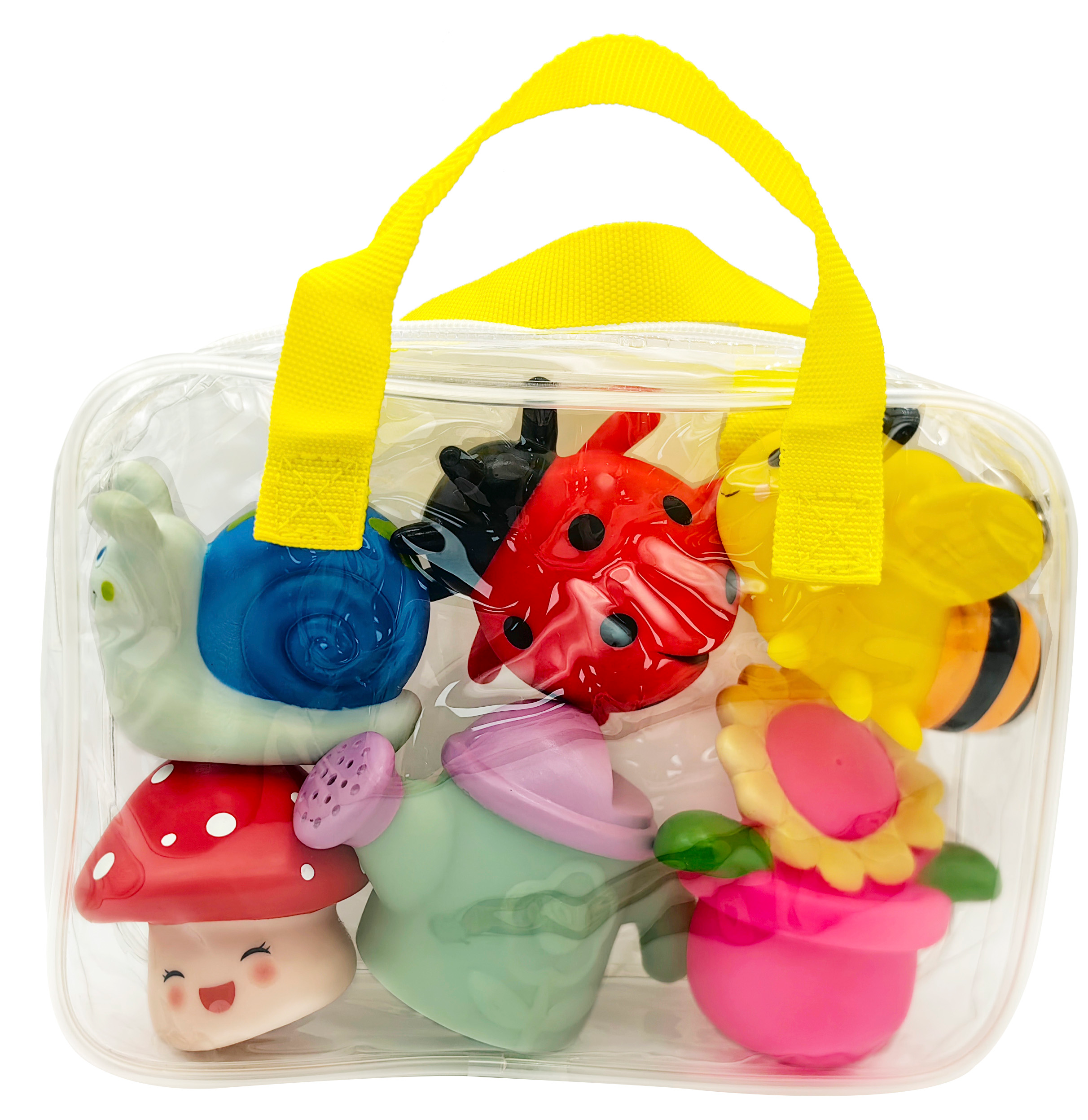 bath toys for babies soft PVC squirting garden bath toy set for babies and toddlers - bath toys for babies OEM factory Main Image (YOTOYS)
